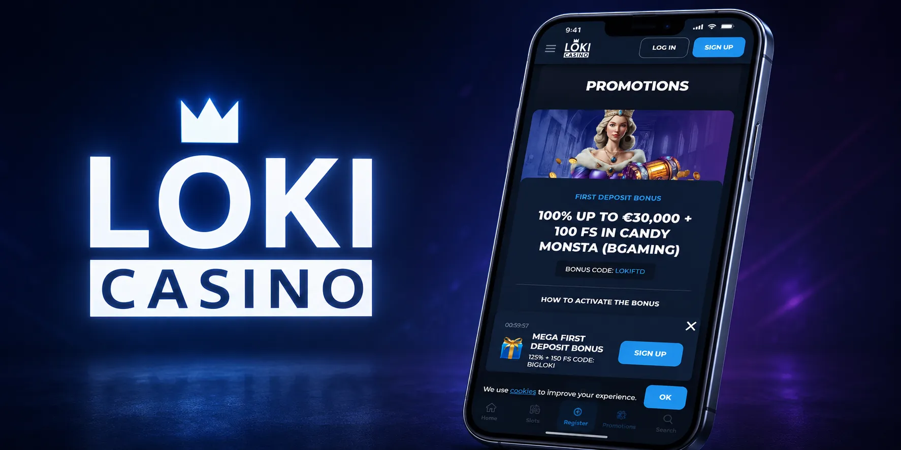 Loki Casino App-Screenshot